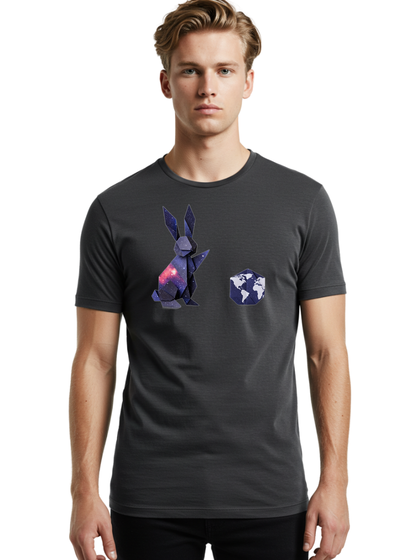 Origami-Rabbit-Earth Men'S Graphic Tee, 100% Cotton, Comfortable Casual Summer Wear, Machine Washable, Vintage Camera, Old Camera, Antique Camera, Black Camera, Classic Photography, Photography Equipment, Nostalgic Device, Film Camera, Bai199