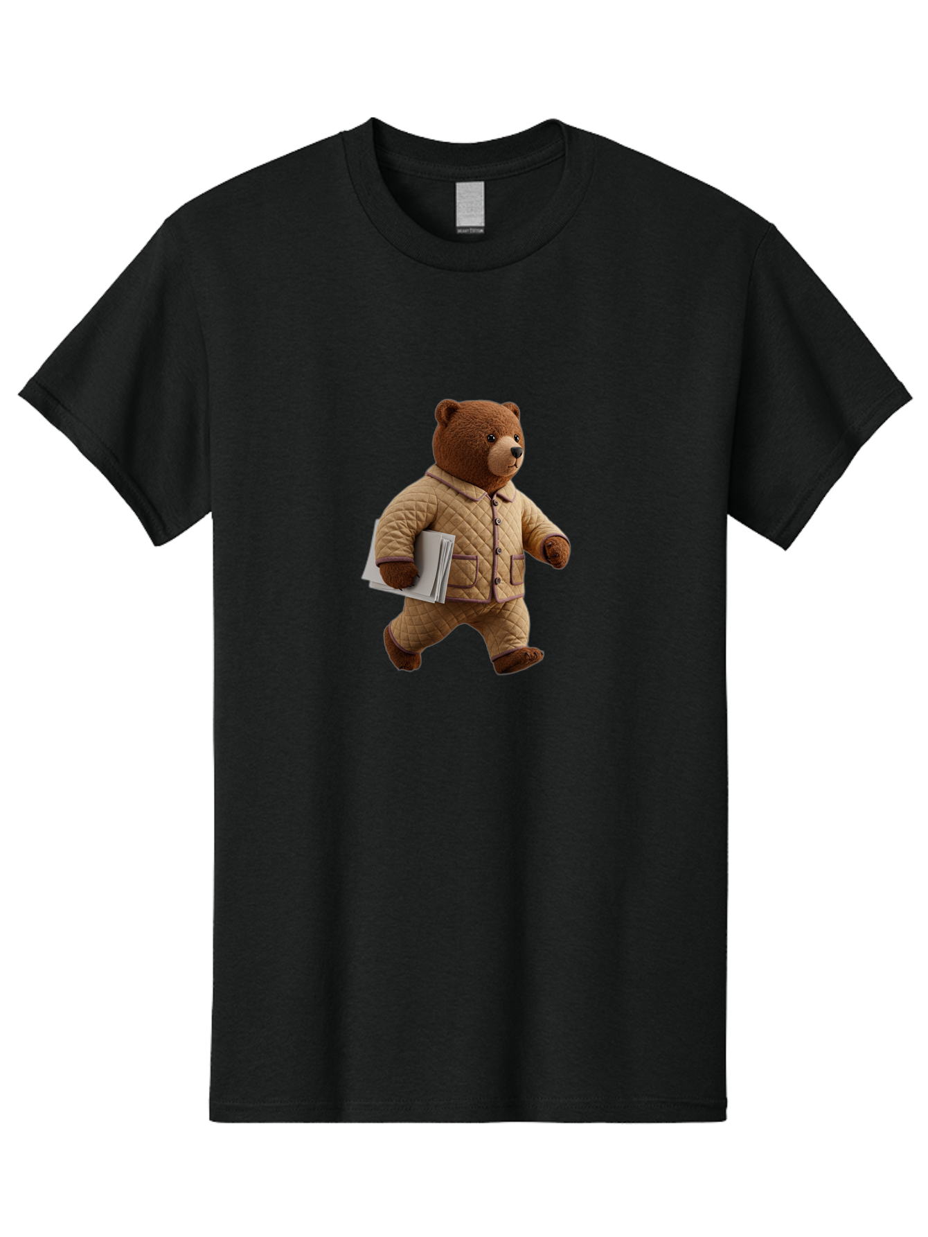 Bear Men'S Graphic Tee, 100% Cotton, Comfortable Casual Summer Wear, Machine Washable, Vintage Camera, Old Camera, Antique Camera, Black Camera, Classic Photography, Photography Equipment, Nostalgic Device, Film Camera, Camera Art Bai201