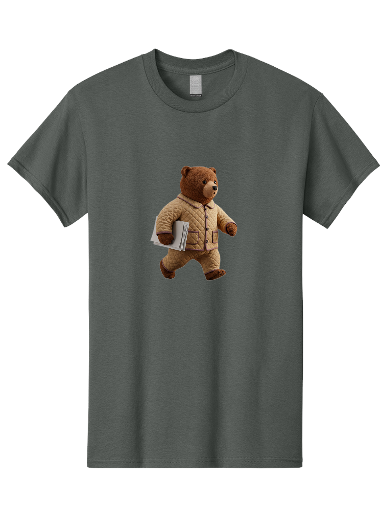 Bear Men'S Graphic Tee, 100% Cotton, Comfortable Casual Summer Wear, Machine Washable, Vintage Camera, Old Camera, Antique Camera, Black Camera, Classic Photography, Photography Equipment, Nostalgic Device, Film Camera, Camera Art Bai201