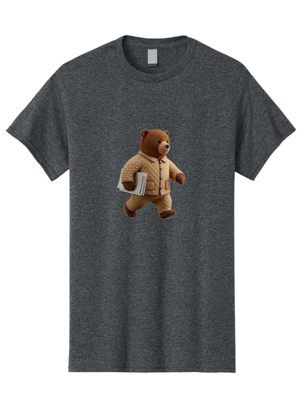 Bear Men'S Graphic Tee, 100% Cotton, Comfortable Casual Summer Wear, Machine Washable, Vintage Camera, Old Camera, Antique Camera, Black Camera, Classic Photography, Photography Equipment, Nostalgic Device, Film Camera, Camera Art Bai201