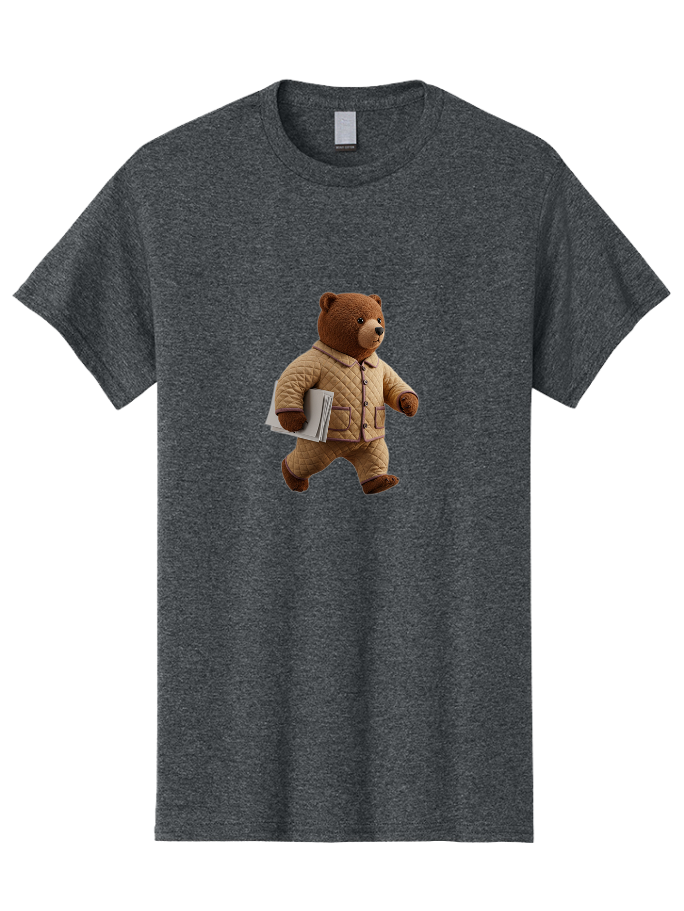 Bear Men'S Graphic Tee, 100% Cotton, Comfortable Casual Summer Wear, Machine Washable, Vintage Camera, Old Camera, Antique Camera, Black Camera, Classic Photography, Photography Equipment, Nostalgic Device, Film Camera, Camera Art Bai201