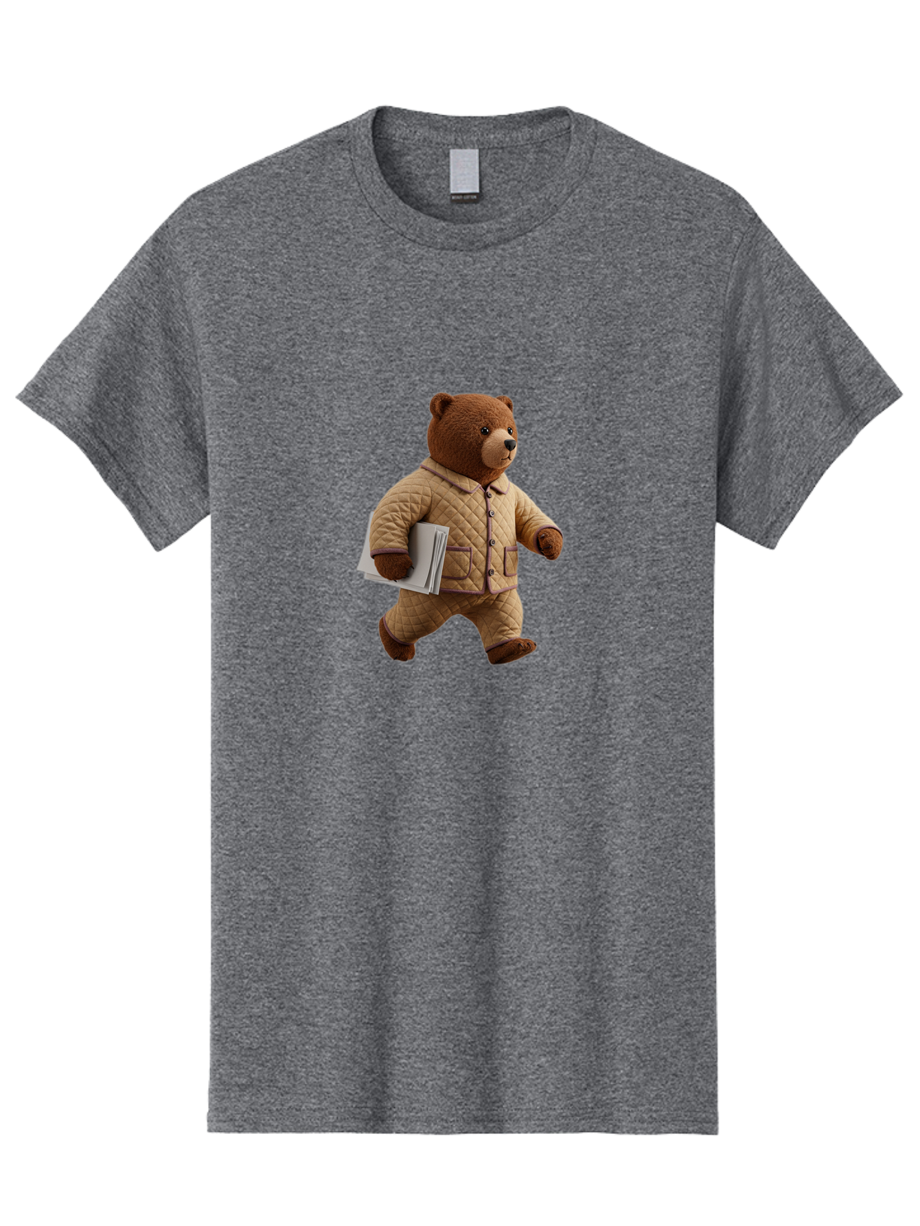 Bear Men'S Graphic Tee, 100% Cotton, Comfortable Casual Summer Wear, Machine Washable, Vintage Camera, Old Camera, Antique Camera, Black Camera, Classic Photography, Photography Equipment, Nostalgic Device, Film Camera, Camera Art Bai201
