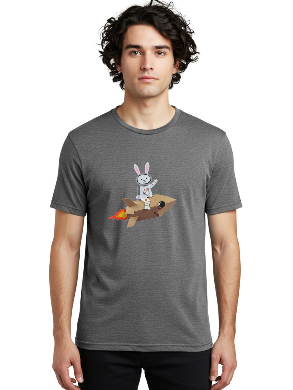 Paper-Bunny-Astronaut Men'S Graphic Tee, 100% Cotton, Comfortable Casual Summer Wear, Machine Washable, Vintage Camera, Old Camera, Antique Camera, Black Camera, Classic Photography, Photography Equipment, Nostalgic Device, Film Camera, Bai202