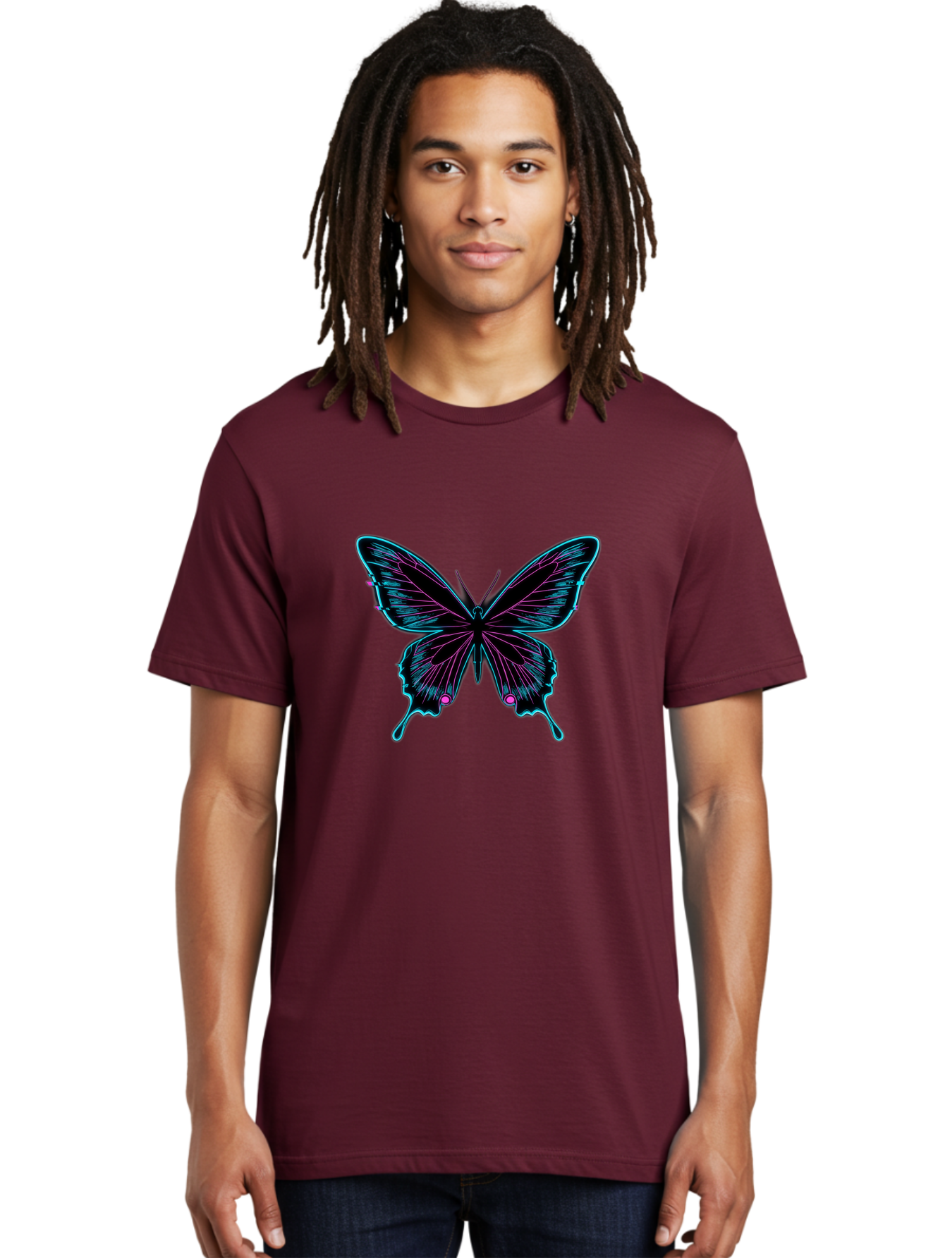 Papilio-Palinurus Men'S Graphic Tee, 100% Cotton, Comfortable Casual Summer Wear, Machine Washable, Vintage Camera, Old Camera, Antique Camera, Black Camera, Classic Photography, Photography Equipment, Nostalgic Device, Film Camera, Camera Art Bai203