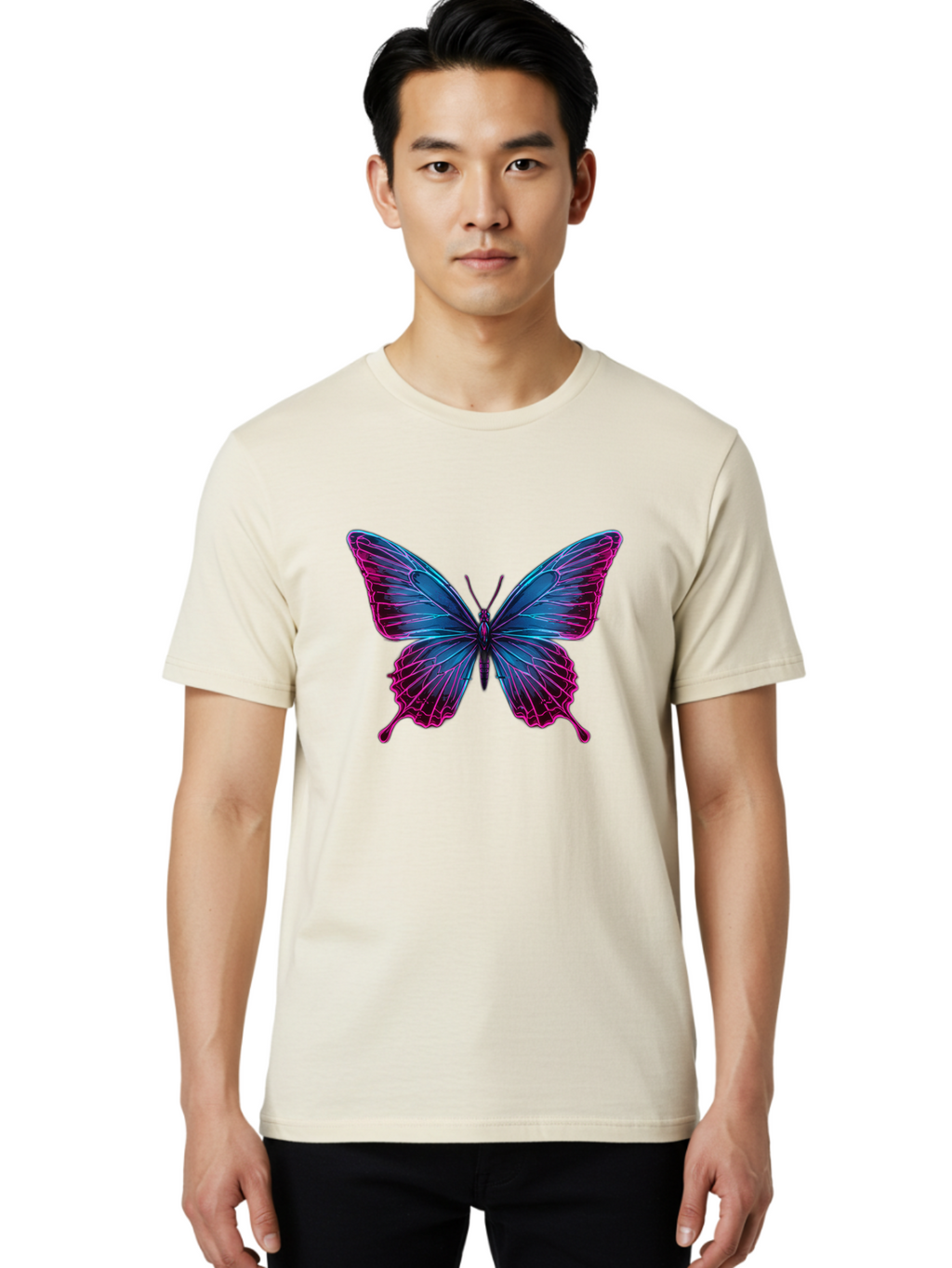 Papillon Men'S Graphic Tee, 100% Cotton, Comfortable Casual Summer Wear, Machine Washable, Vintage Camera, Old Camera, Antique Camera, Black Camera, Classic Photography, Photography Equipment, Nostalgic Device, Film Camera, Camera Art Bai205