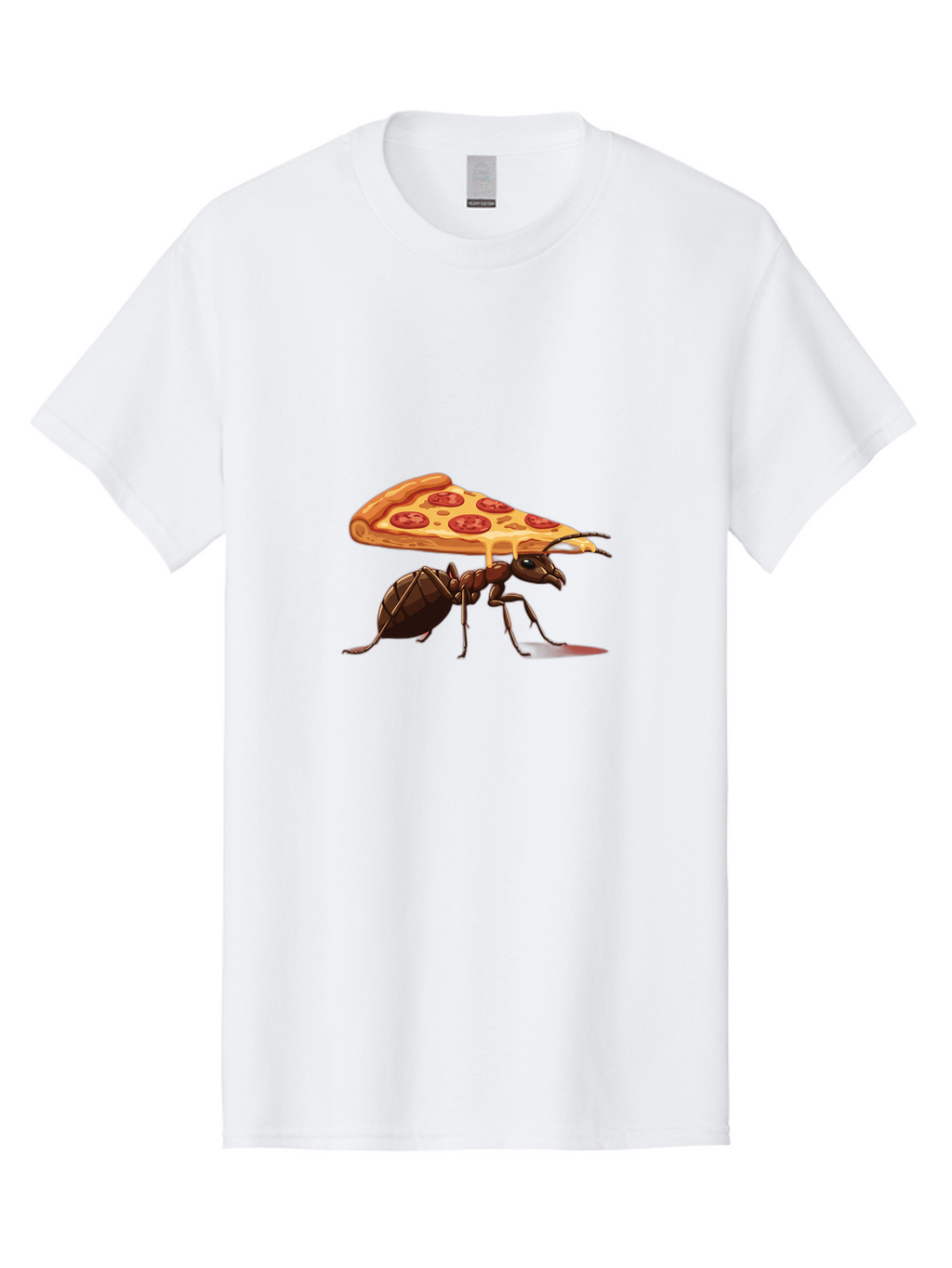 Pepperoni-Pizza-Slice-Ant Men'S Graphic Tee, 100% Cotton, Comfortable Casual Summer Wear, Machine Washable, Vintage Camera, Old Camera, Antique Camera, Black Camera, Classic Photography, Photography Equipment, Nostalgic Device, Film Camera, Bai212