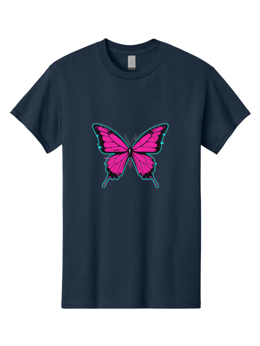 Pink-Butterfly-1 Men'S Graphic Tee, 100% Cotton, Comfortable Casual Summer Wear, Machine Washable, Vintage Camera, Old Camera, Antique Camera, Black Camera, Classic Photography, Photography Equipment, Nostalgic Device, Film Camera, Camera Art Bai215