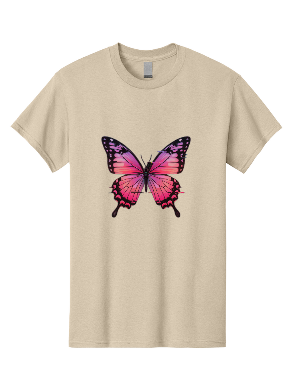 Pink-Butterfly-2 Men'S Graphic Tee, 100% Cotton, Comfortable Casual Summer Wear, Machine Washable, Vintage Camera, Old Camera, Antique Camera, Black Camera, Classic Photography, Photography Equipment, Nostalgic Device, Film Camera, Camera Art Bai216