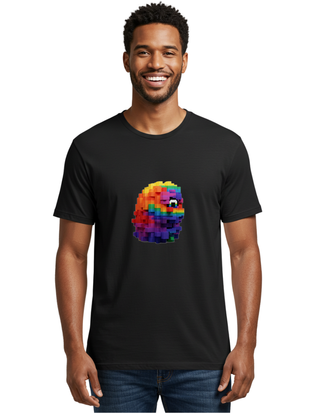 Pixelated-Creature Men'S Graphic Tee, 100% Cotton, Comfortable Casual Summer Wear, Machine Washable, Vintage Camera, Old Camera, Antique Camera, Black Camera, Classic Photography, Photography Equipment, Nostalgic Device, Film Camera, Bai226