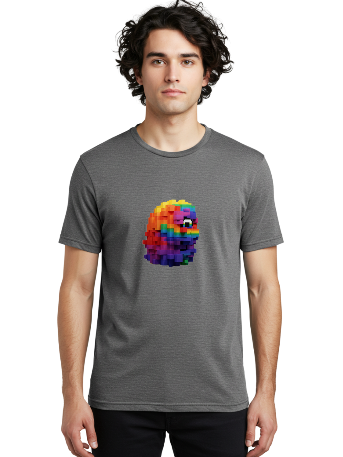 Pixelated-Creature Men'S Graphic Tee, 100% Cotton, Comfortable Casual Summer Wear, Machine Washable, Vintage Camera, Old Camera, Antique Camera, Black Camera, Classic Photography, Photography Equipment, Nostalgic Device, Film Camera, Bai226