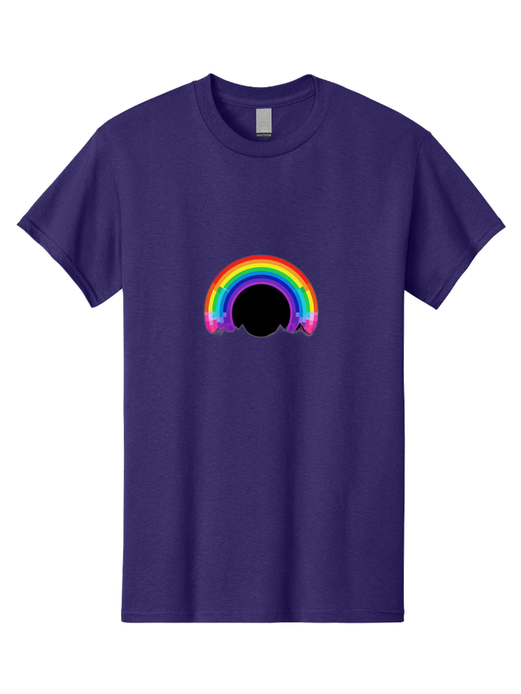 Pixelated-Rainbow Men'S Graphic Tee, 100% Cotton, Comfortable Casual Summer Wear, Machine Washable, Vintage Camera, Old Camera, Antique Camera, Black Camera, Classic Photography, Photography Equipment, Nostalgic Device, Film Camera, Camera Art Bai227