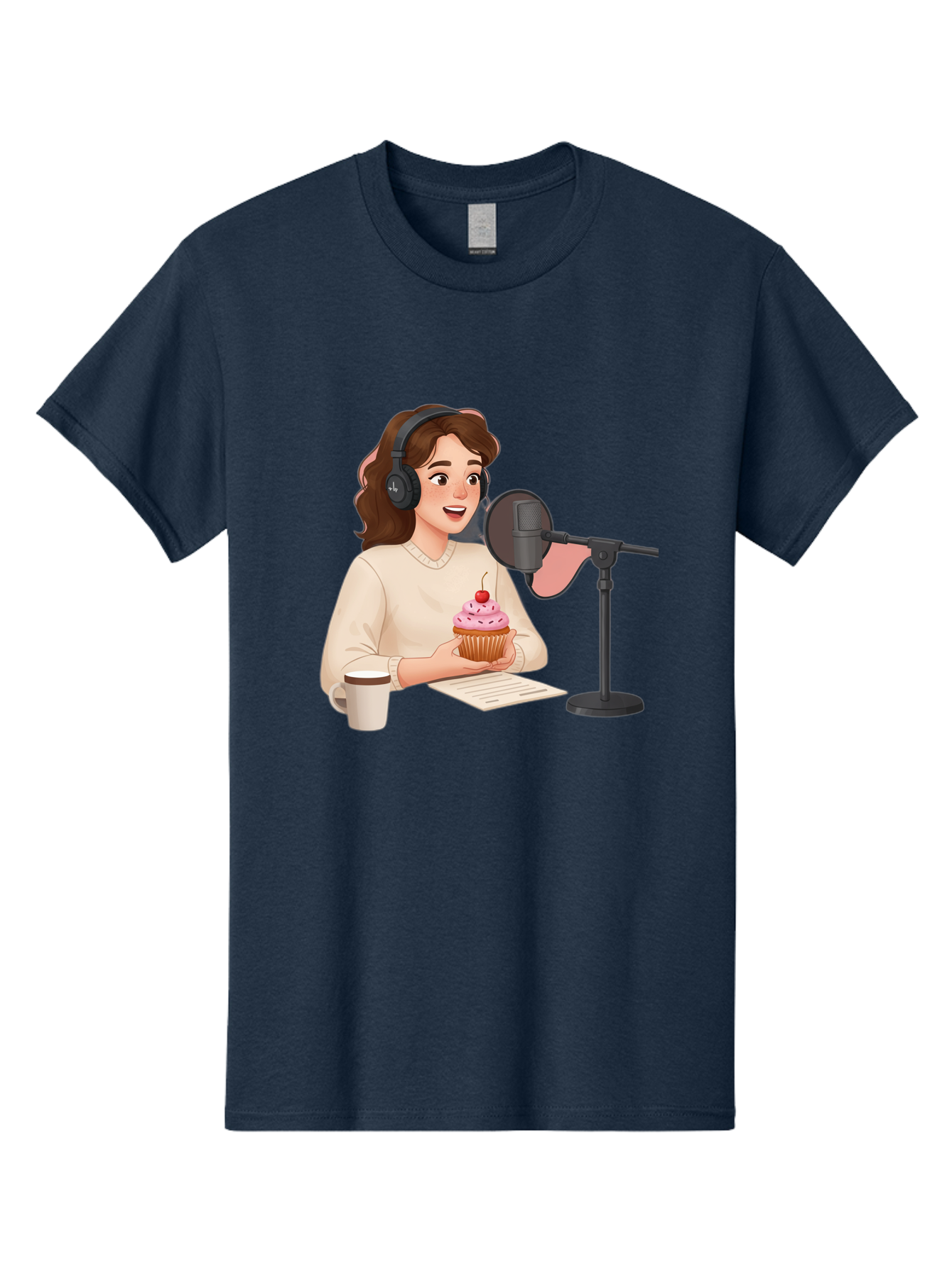 Podcast-Host-Cupcake Men'S Graphic Tee, 100% Cotton, Comfortable Casual Summer Wear, Machine Washable, Vintage Camera, Old Camera, Antique Camera, Black Camera, Classic Photography, Photography Equipment, Nostalgic Device, Film Camera, Bai231
