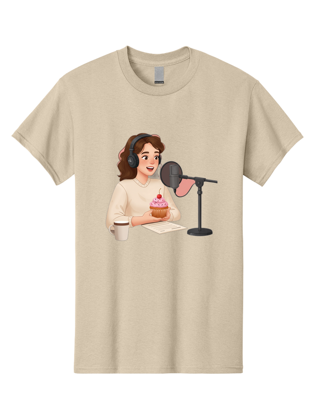 Podcast-Host-Cupcake Men'S Graphic Tee, 100% Cotton, Comfortable Casual Summer Wear, Machine Washable, Vintage Camera, Old Camera, Antique Camera, Black Camera, Classic Photography, Photography Equipment, Nostalgic Device, Film Camera, Bai231