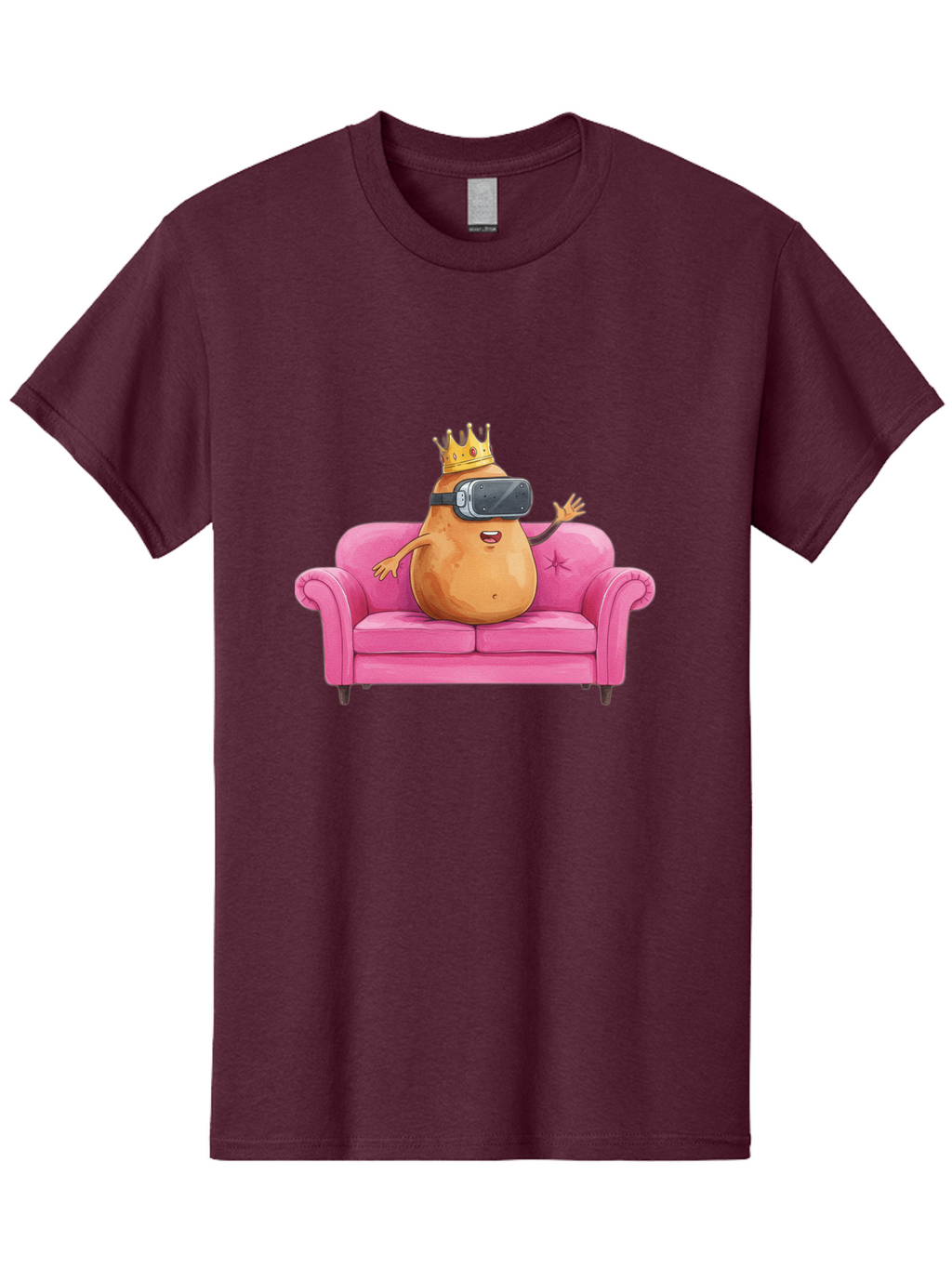 Potato-King-1 Men'S Graphic Tee, 100% Cotton, Comfortable Casual Summer Wear, Machine Washable, Vintage Camera, Old Camera, Antique Camera, Black Camera, Classic Photography, Photography Equipment, Nostalgic Device, Film Camera, Camera Art Bai236