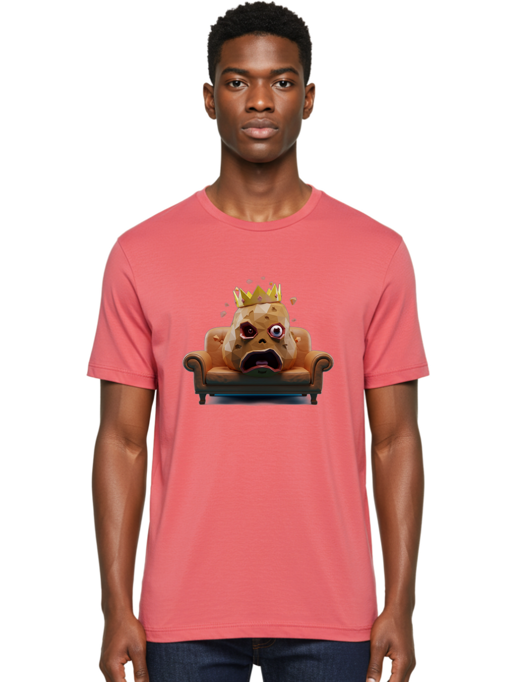 Potato-King-10 Men'S Graphic Tee, 100% Cotton, Comfortable Casual Summer Wear, Machine Washable, Vintage Camera, Old Camera, Antique Camera, Black Camera, Classic Photography, Photography Equipment, Nostalgic Device, Film Camera, Camera Art Bai237