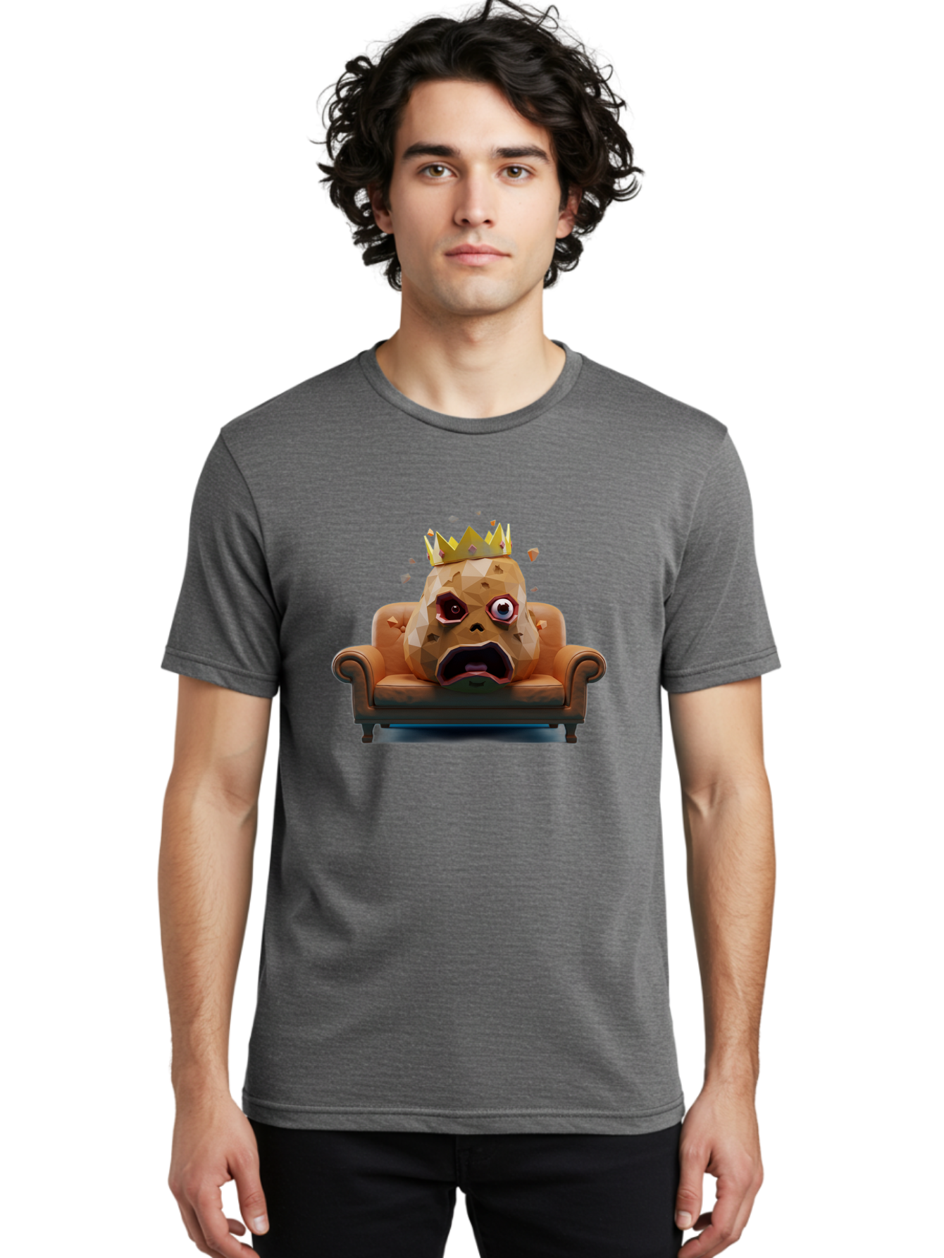 Potato-King-10 Men'S Graphic Tee, 100% Cotton, Comfortable Casual Summer Wear, Machine Washable, Vintage Camera, Old Camera, Antique Camera, Black Camera, Classic Photography, Photography Equipment, Nostalgic Device, Film Camera, Camera Art Bai237