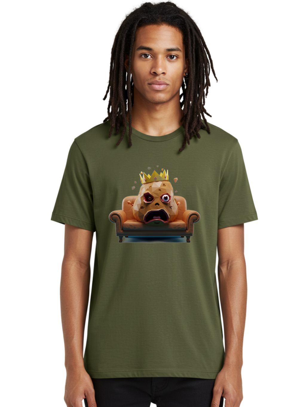 Potato-King-10 Men'S Graphic Tee, 100% Cotton, Comfortable Casual Summer Wear, Machine Washable, Vintage Camera, Old Camera, Antique Camera, Black Camera, Classic Photography, Photography Equipment, Nostalgic Device, Film Camera, Camera Art Bai237