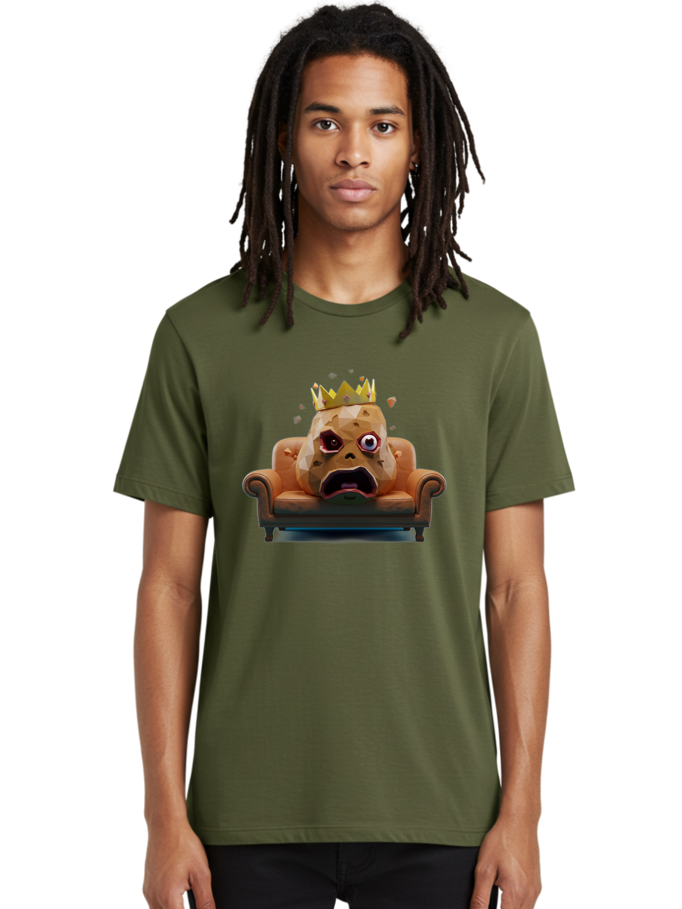 Potato-King-10 Men'S Graphic Tee, 100% Cotton, Comfortable Casual Summer Wear, Machine Washable, Vintage Camera, Old Camera, Antique Camera, Black Camera, Classic Photography, Photography Equipment, Nostalgic Device, Film Camera, Camera Art Bai237