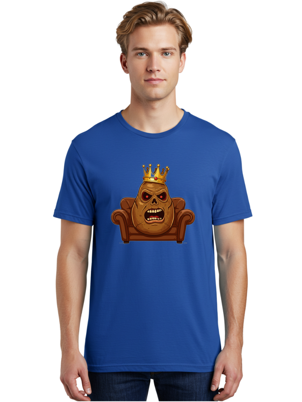 Potato-King-12 Men'S Graphic Tee, 100% Cotton, Comfortable Casual Summer Wear, Machine Washable, Vintage Camera, Old Camera, Antique Camera, Black Camera, Classic Photography, Photography Equipment, Nostalgic Device, Film Camera, Camera Art Bai239