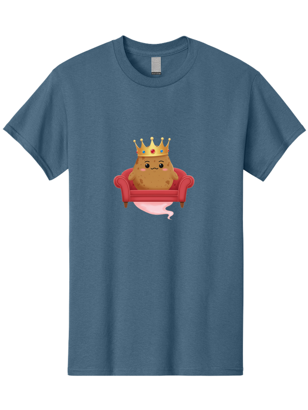 Potato-King-2 Men'S Graphic Tee, 100% Cotton, Comfortable Casual Summer Wear, Machine Washable, Vintage Camera, Old Camera, Antique Camera, Black Camera, Classic Photography, Photography Equipment, Nostalgic Device, Film Camera, Camera Art Bai240