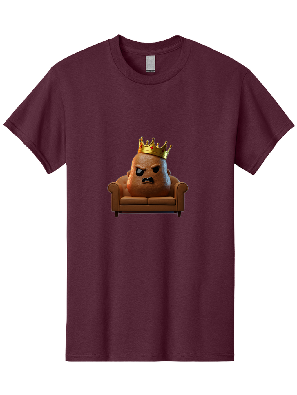 Potato-King-3 Men'S Graphic Tee, 100% Cotton, Comfortable Casual Summer Wear, Machine Washable, Vintage Camera, Old Camera, Antique Camera, Black Camera, Classic Photography, Photography Equipment, Nostalgic Device, Film Camera, Camera Art Bai241