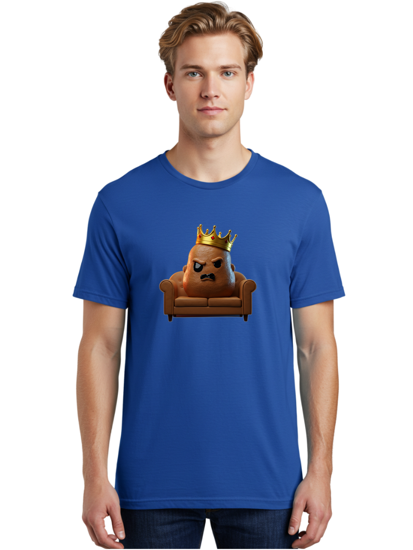 Potato-King-3 Men'S Graphic Tee, 100% Cotton, Comfortable Casual Summer Wear, Machine Washable, Vintage Camera, Old Camera, Antique Camera, Black Camera, Classic Photography, Photography Equipment, Nostalgic Device, Film Camera, Camera Art Bai241