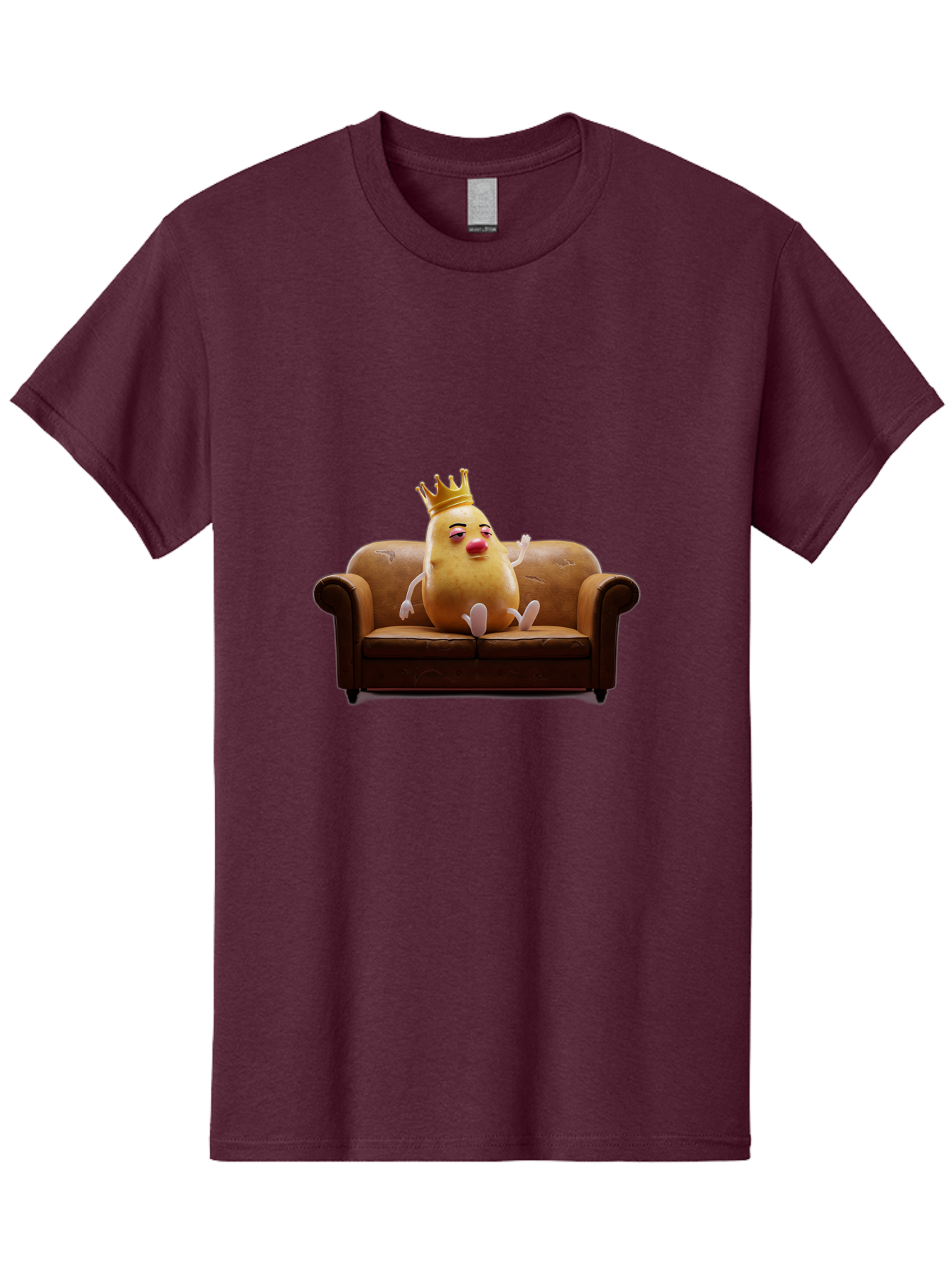 Potato-King-4 Men'S Graphic Tee, 100% Cotton, Comfortable Casual Summer Wear, Machine Washable, Vintage Camera, Old Camera, Antique Camera, Black Camera, Classic Photography, Photography Equipment, Nostalgic Device, Film Camera, Camera Art Bai242