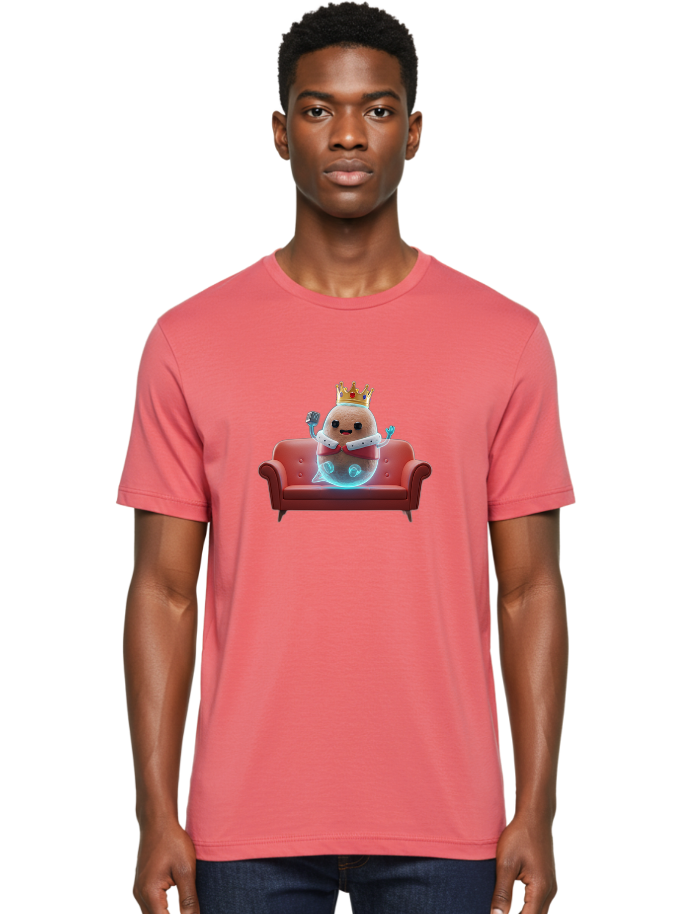 Potato-King-5 Men'S Graphic Tee, 100% Cotton, Comfortable Casual Summer Wear, Machine Washable, Vintage Camera, Old Camera, Antique Camera, Black Camera, Classic Photography, Photography Equipment, Nostalgic Device, Film Camera, Camera Art Bai243