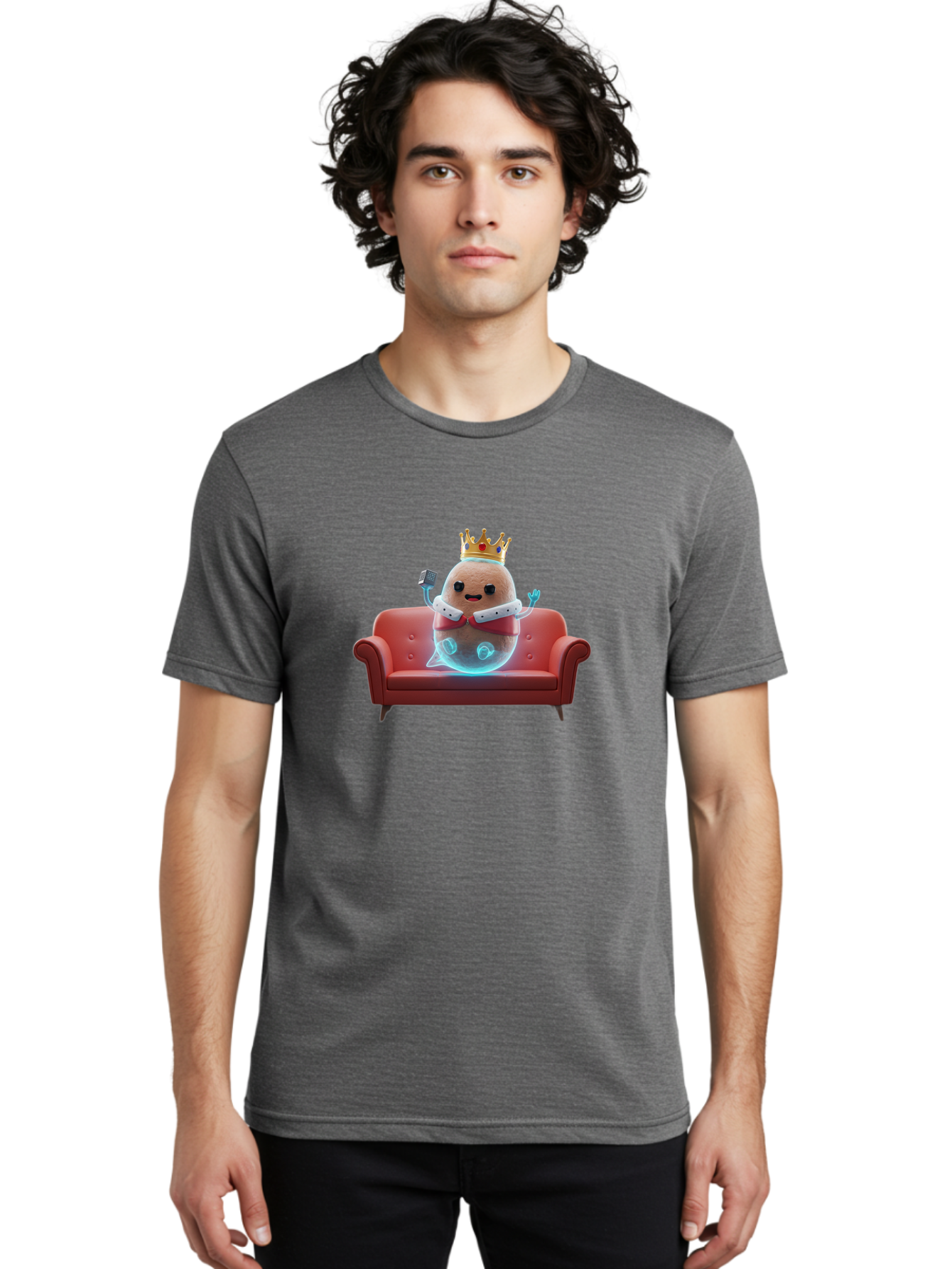 Potato-King-5 Men'S Graphic Tee, 100% Cotton, Comfortable Casual Summer Wear, Machine Washable, Vintage Camera, Old Camera, Antique Camera, Black Camera, Classic Photography, Photography Equipment, Nostalgic Device, Film Camera, Camera Art Bai243
