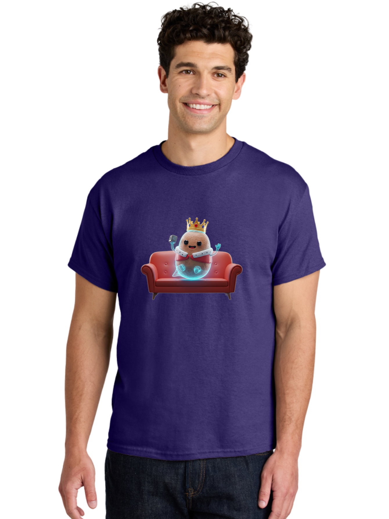 Potato-King-5 Men'S Graphic Tee, 100% Cotton, Comfortable Casual Summer Wear, Machine Washable, Vintage Camera, Old Camera, Antique Camera, Black Camera, Classic Photography, Photography Equipment, Nostalgic Device, Film Camera, Camera Art Bai243
