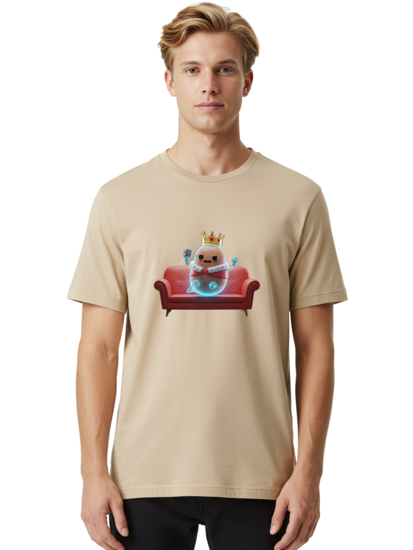 Potato-King-5 Men'S Graphic Tee, 100% Cotton, Comfortable Casual Summer Wear, Machine Washable, Vintage Camera, Old Camera, Antique Camera, Black Camera, Classic Photography, Photography Equipment, Nostalgic Device, Film Camera, Camera Art Bai243