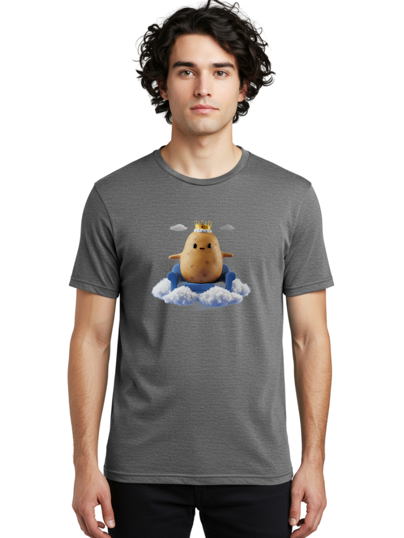 Potato-King-6 Men'S Graphic Tee, 100% Cotton, Comfortable Casual Summer Wear, Machine Washable, Vintage Camera, Old Camera, Antique Camera, Black Camera, Classic Photography, Photography Equipment, Nostalgic Device, Film Camera, Camera Art Bai244