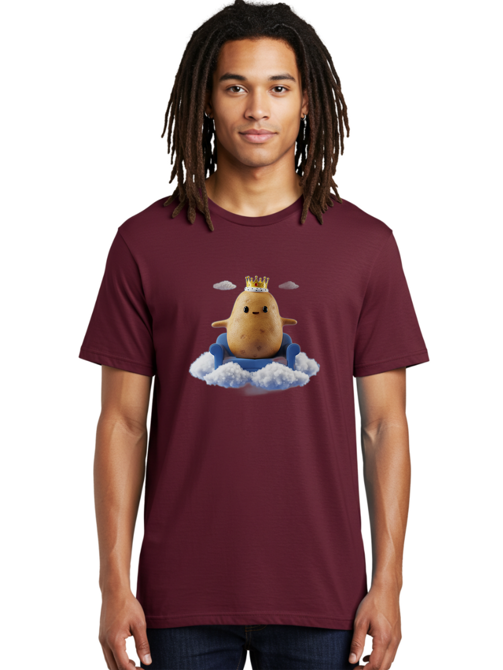 Potato-King-6 Men'S Graphic Tee, 100% Cotton, Comfortable Casual Summer Wear, Machine Washable, Vintage Camera, Old Camera, Antique Camera, Black Camera, Classic Photography, Photography Equipment, Nostalgic Device, Film Camera, Camera Art Bai244