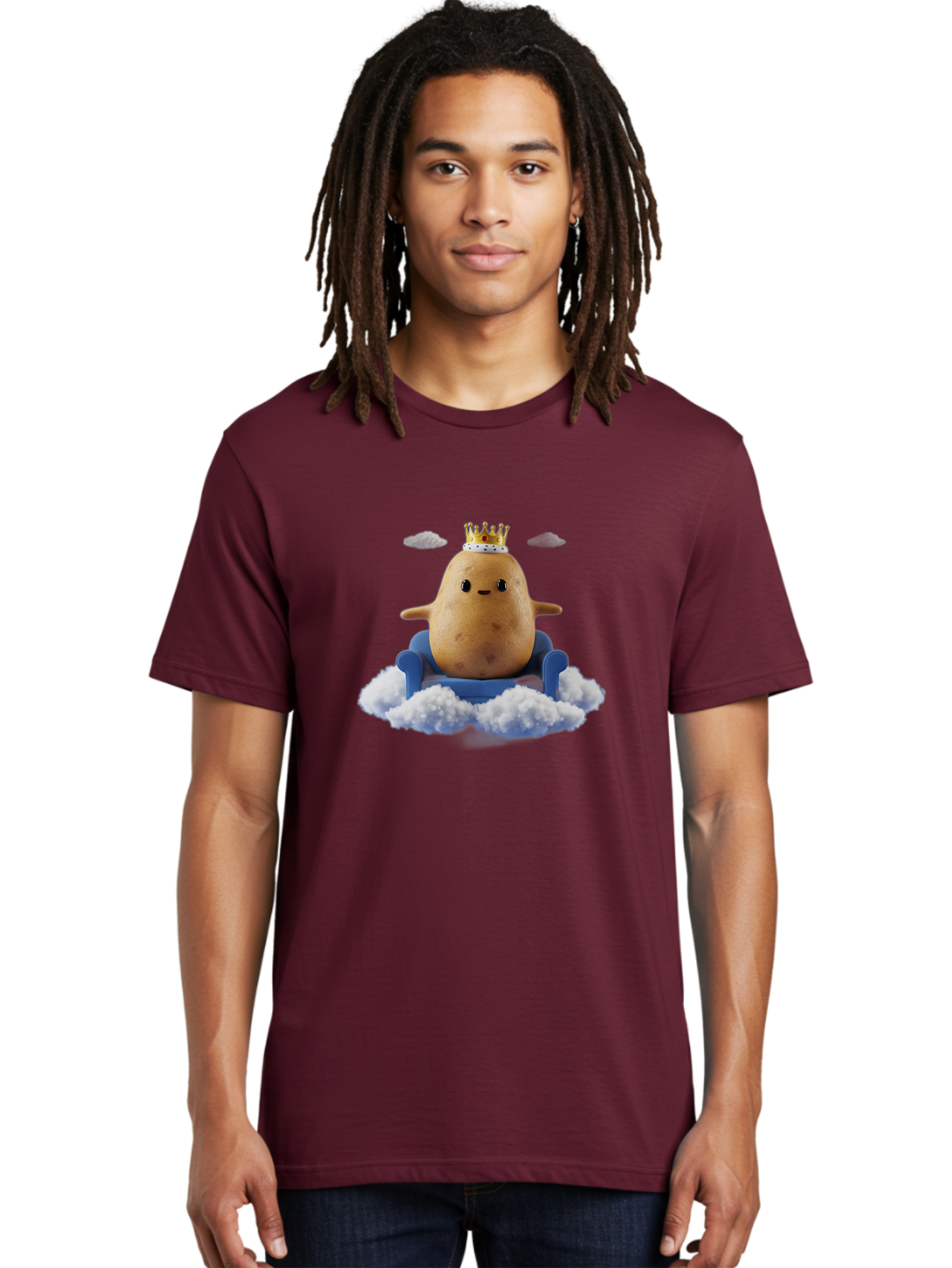 Potato-King-6 Men'S Graphic Tee, 100% Cotton, Comfortable Casual Summer Wear, Machine Washable, Vintage Camera, Old Camera, Antique Camera, Black Camera, Classic Photography, Photography Equipment, Nostalgic Device, Film Camera, Camera Art Bai244