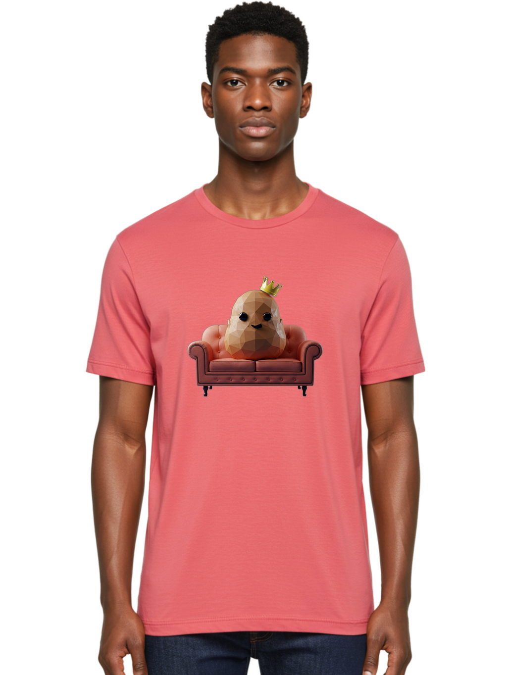 Potato-King-8 Men'S Graphic Tee, 100% Cotton, Comfortable Casual Summer Wear, Machine Washable, Vintage Camera, Old Camera, Antique Camera, Black Camera, Classic Photography, Photography Equipment, Nostalgic Device, Film Camera, Camera Art Bai246