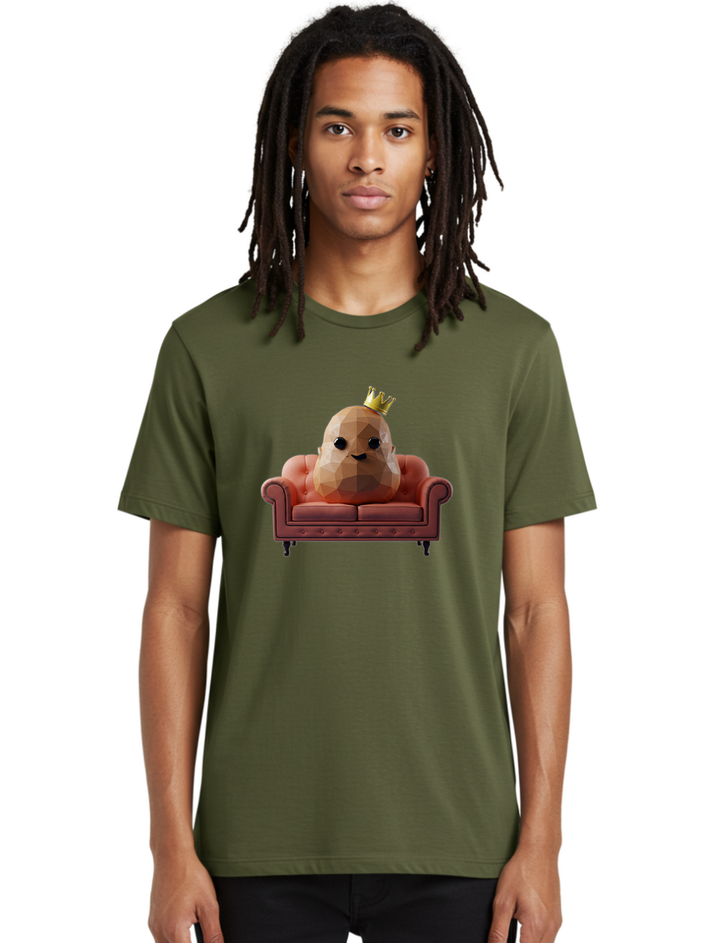 Potato-King-8 Men'S Graphic Tee, 100% Cotton, Comfortable Casual Summer Wear, Machine Washable, Vintage Camera, Old Camera, Antique Camera, Black Camera, Classic Photography, Photography Equipment, Nostalgic Device, Film Camera, Camera Art Bai246