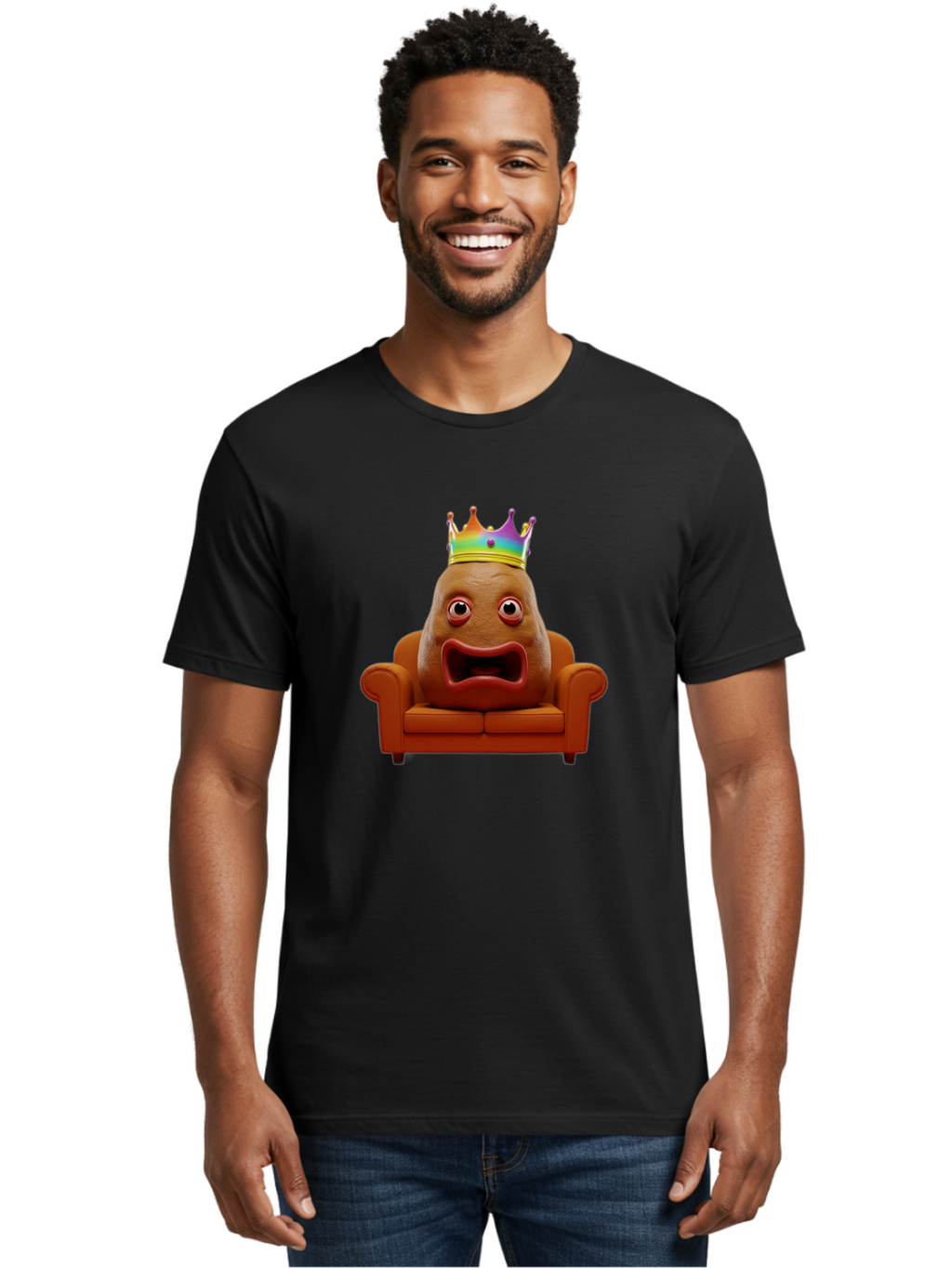 Potato-King-9 Men'S Graphic Tee, 100% Cotton, Comfortable Casual Summer Wear, Machine Washable, Vintage Camera, Old Camera, Antique Camera, Black Camera, Classic Photography, Photography Equipment, Nostalgic Device, Film Camera, Camera Art Bai247