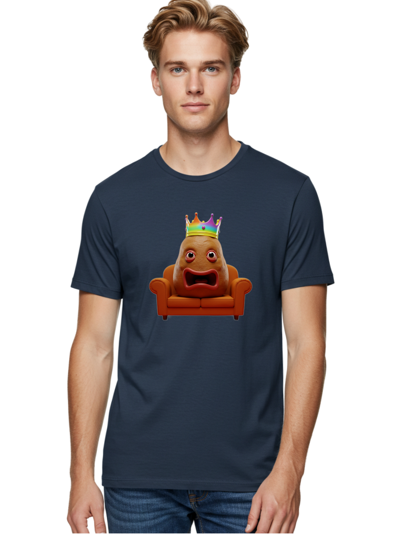 Potato-King-9 Men'S Graphic Tee, 100% Cotton, Comfortable Casual Summer Wear, Machine Washable, Vintage Camera, Old Camera, Antique Camera, Black Camera, Classic Photography, Photography Equipment, Nostalgic Device, Film Camera, Camera Art Bai247