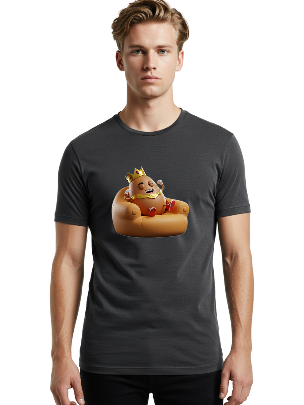 Potato-King Men'S Graphic Tee, 100% Cotton, Comfortable Casual Summer Wear, Machine Washable, Vintage Camera, Old Camera, Antique Camera, Black Camera, Classic Photography, Photography Equipment, Nostalgic Device, Film Camera, Camera Art Bai248