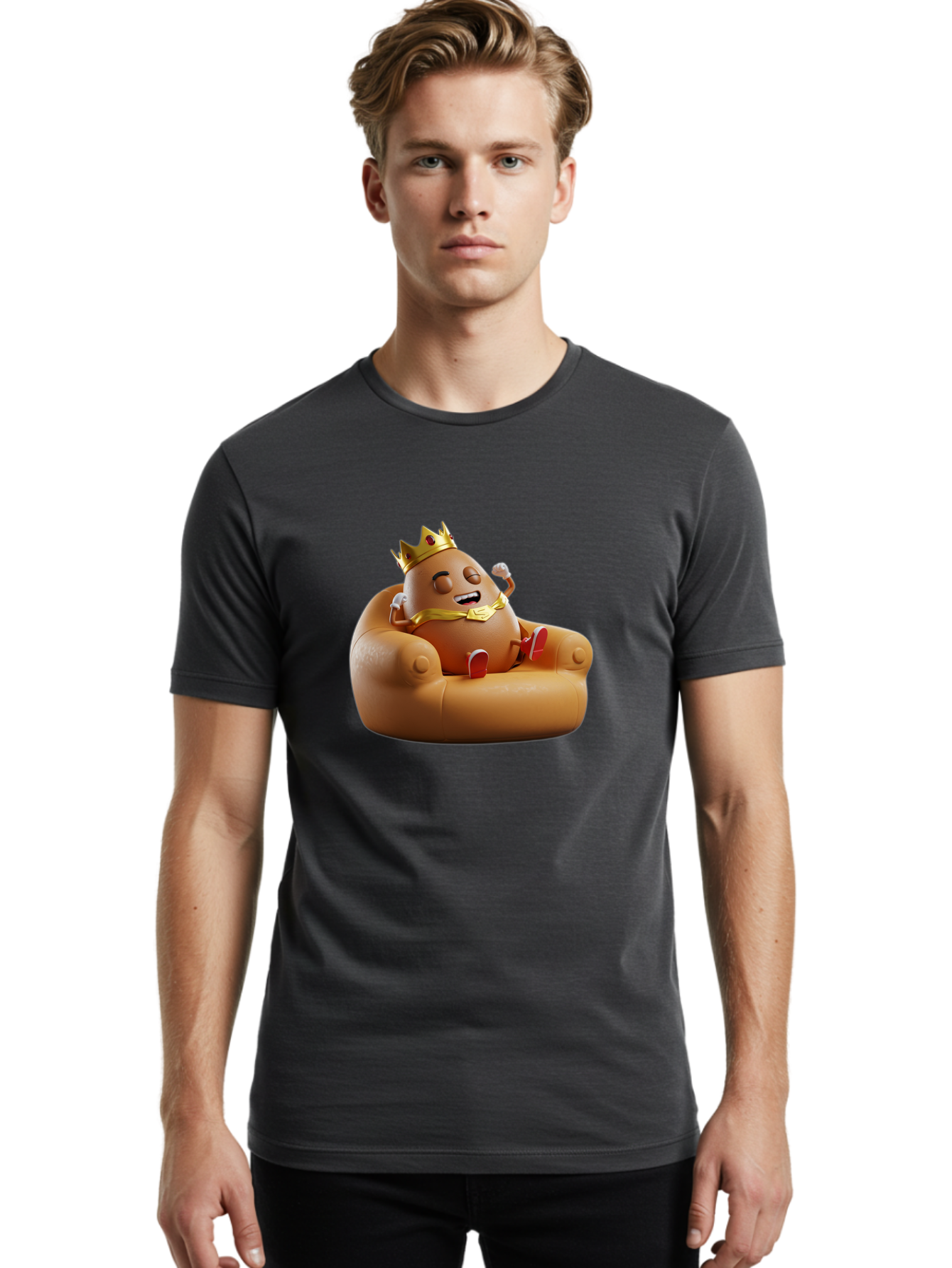 Potato-King Men'S Graphic Tee, 100% Cotton, Comfortable Casual Summer Wear, Machine Washable, Vintage Camera, Old Camera, Antique Camera, Black Camera, Classic Photography, Photography Equipment, Nostalgic Device, Film Camera, Camera Art Bai248