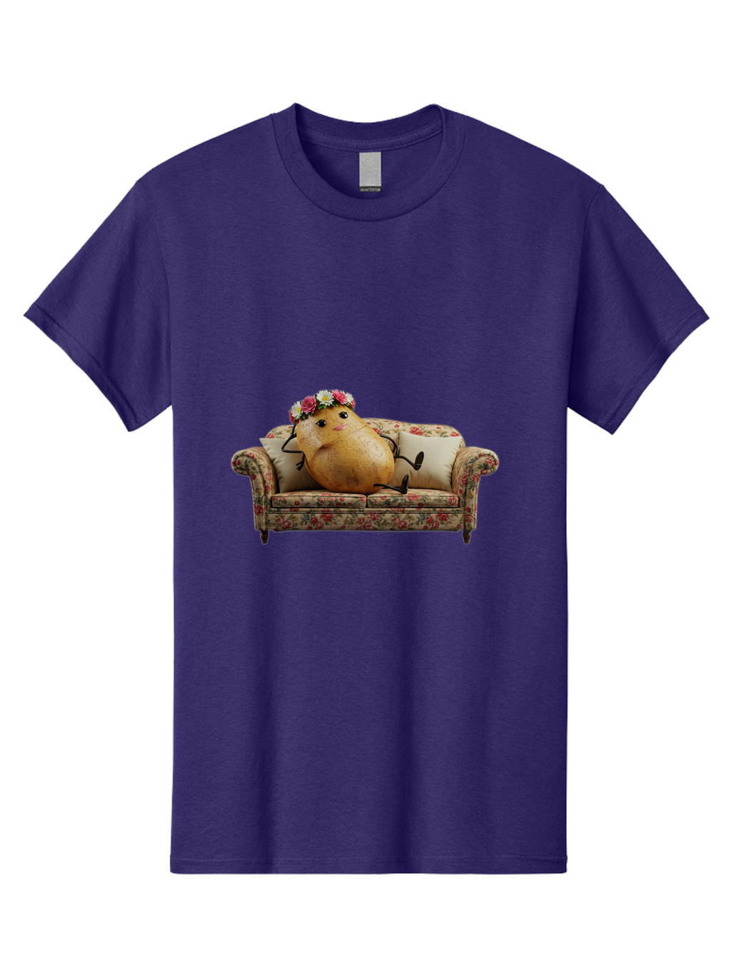 Potato-With-Flowers-On-Sofa Men'S Graphic Tee, 100% Cotton, Comfortable Casual Summer Wear, Machine Washable, Vintage Camera, Old Camera, Antique Camera, Black Camera, Classic Photography, Photography Equipment, Nostalgic Device, Film Camera, Bai253