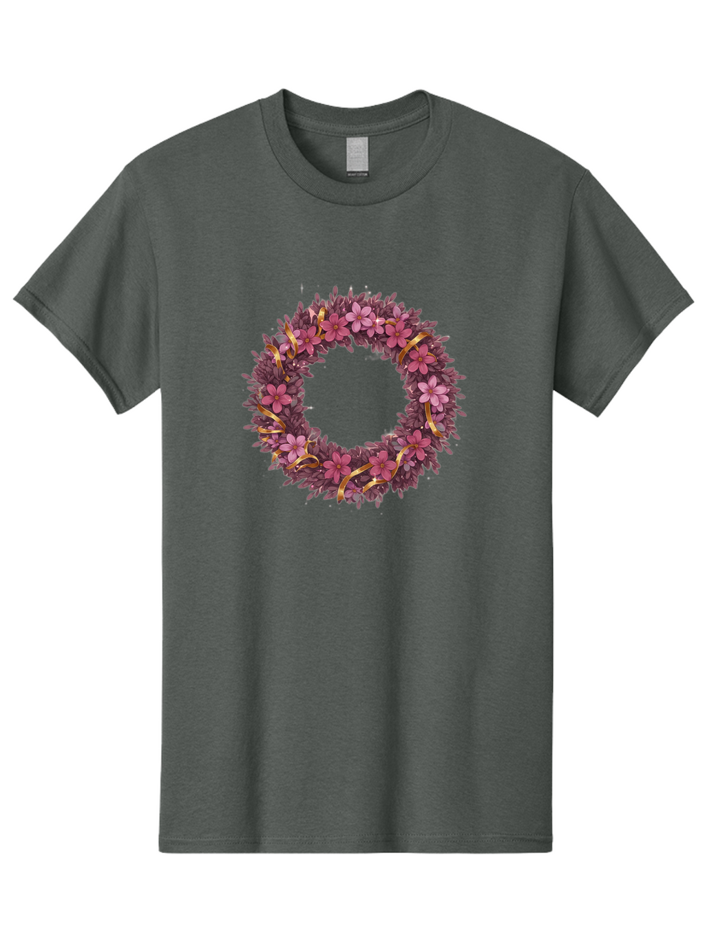 Purple-Wreath Men'S Graphic Tee, 100% Cotton, Comfortable Casual Summer Wear, Machine Washable, Vintage Camera, Old Camera, Antique Camera, Black Camera, Classic Photography, Photography Equipment, Nostalgic Device, Film Camera, Camera Art Bai264