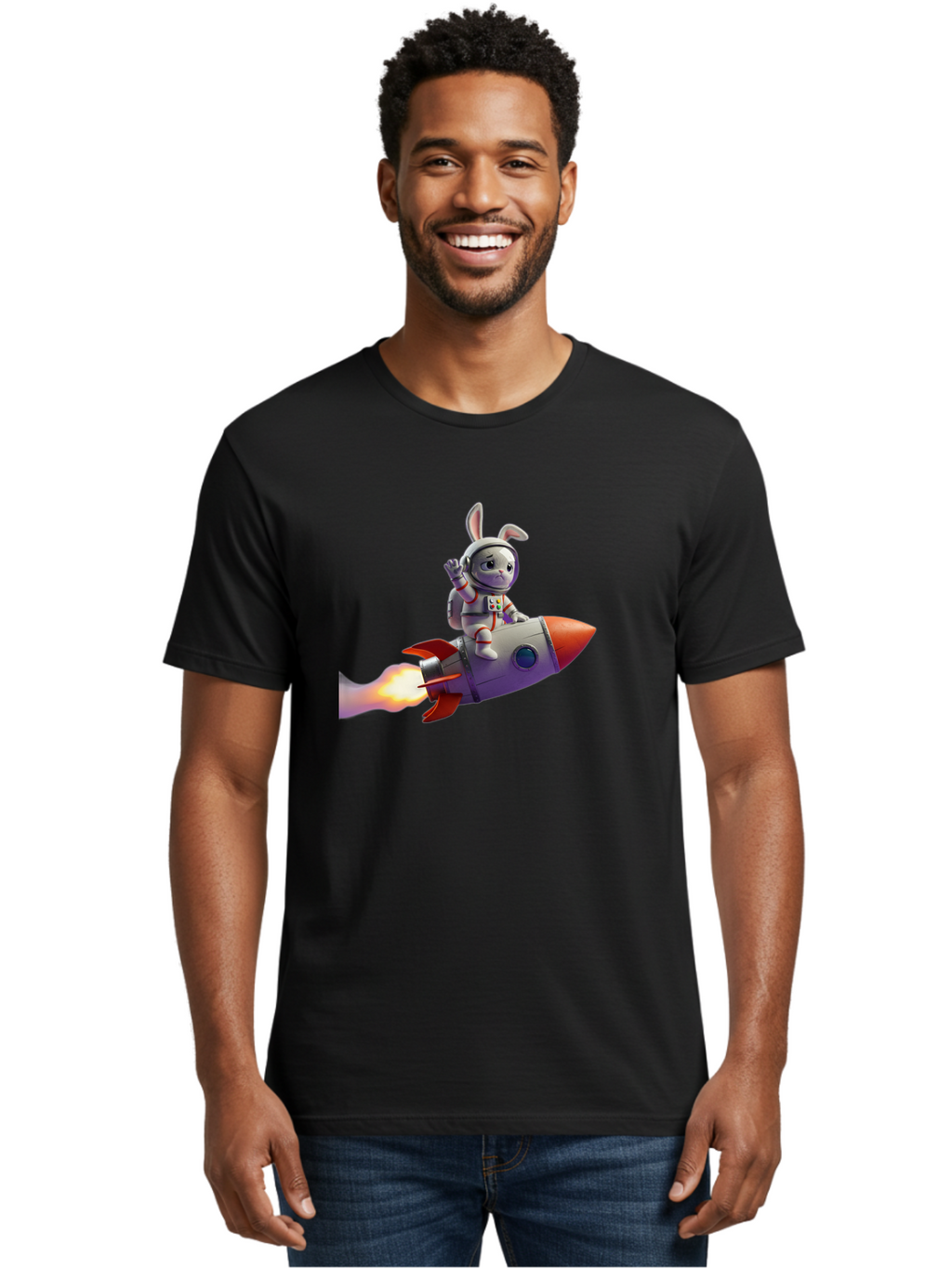 Rabbit-Astronaut-10 Men'S Graphic Tee, 100% Cotton, Comfortable Casual Summer Wear, Machine Washable, Vintage Camera, Old Camera, Antique Camera, Black Camera, Classic Photography, Photography Equipment, Nostalgic Device, Film Camera, Bai269