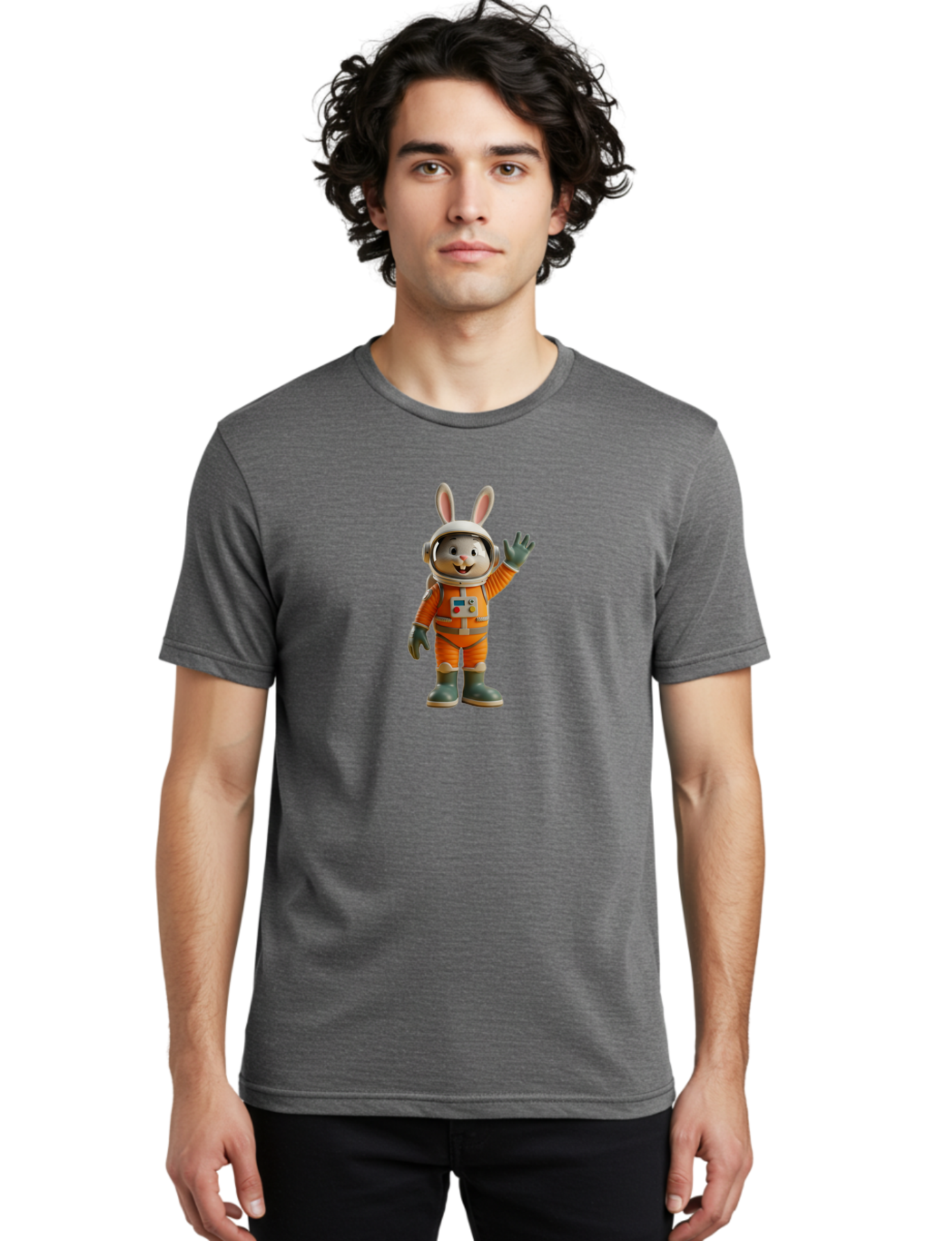 Rabbit-Astronaut-3 Men'S Graphic Tee, 100% Cotton, Comfortable Casual Summer Wear, Machine Washable, Vintage Camera, Old Camera, Antique Camera, Black Camera, Classic Photography, Photography Equipment, Nostalgic Device, Film Camera, Bai271