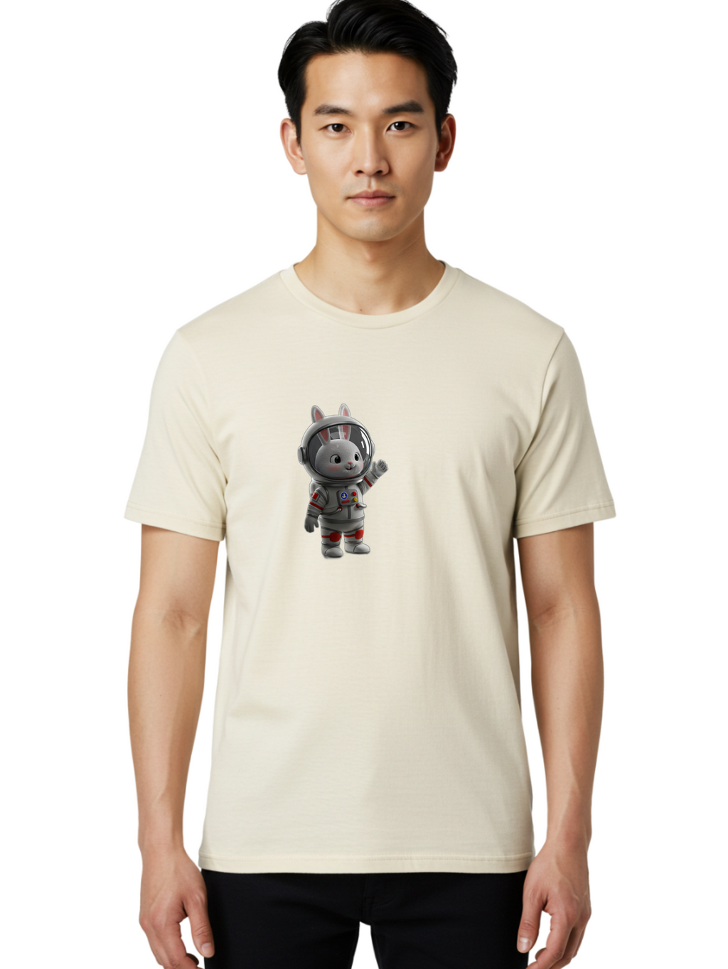 Rabbit-Astronaut-4 Men'S Graphic Tee, 100% Cotton, Comfortable Casual Summer Wear, Machine Washable, Vintage Camera, Old Camera, Antique Camera, Black Camera, Classic Photography, Photography Equipment, Nostalgic Device, Film Camera, Bai272