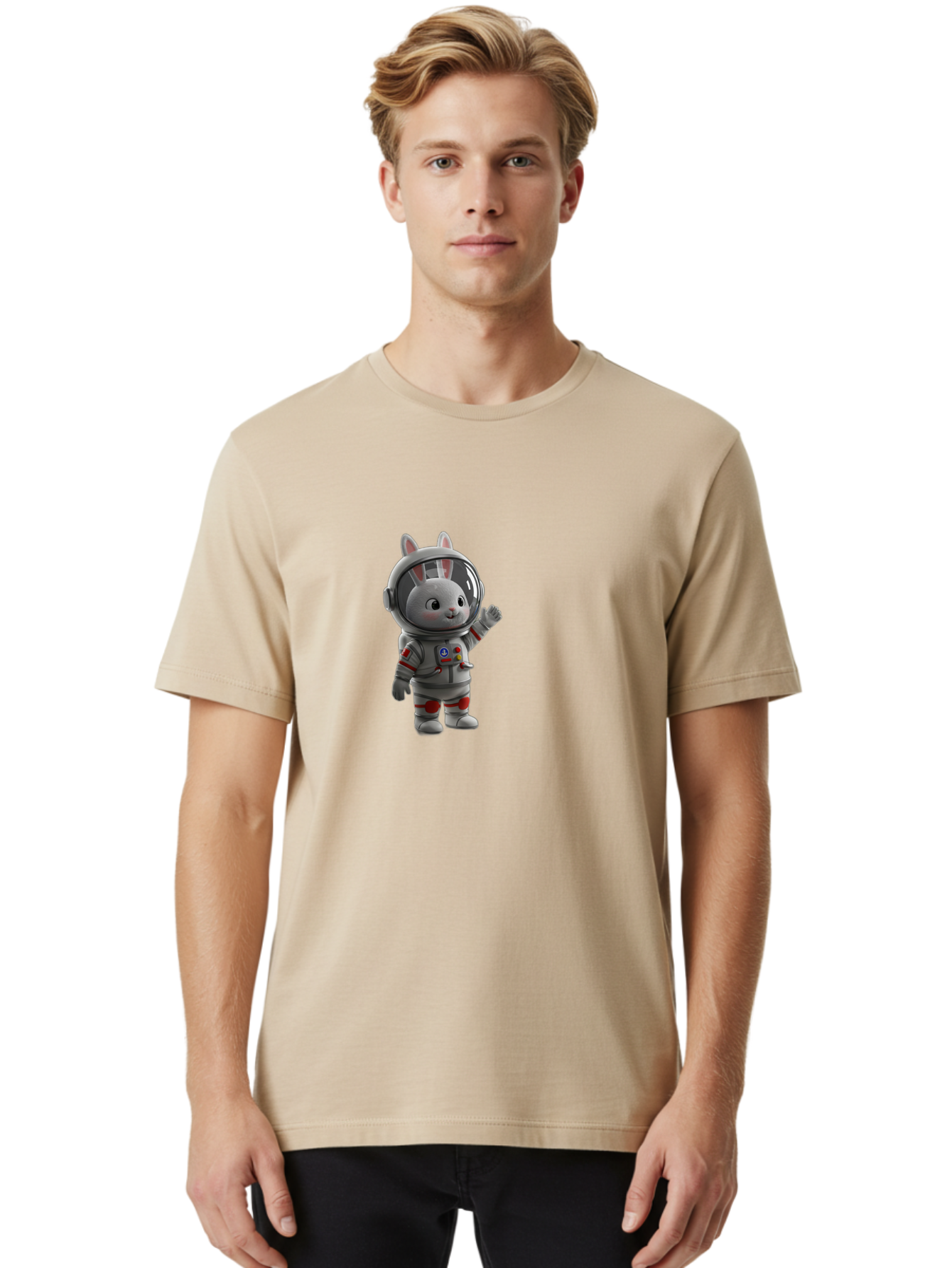 Rabbit-Astronaut-4 Men'S Graphic Tee, 100% Cotton, Comfortable Casual Summer Wear, Machine Washable, Vintage Camera, Old Camera, Antique Camera, Black Camera, Classic Photography, Photography Equipment, Nostalgic Device, Film Camera, Bai272