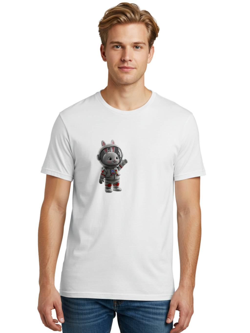 Rabbit-Astronaut-4 Men'S Graphic Tee, 100% Cotton, Comfortable Casual Summer Wear, Machine Washable, Vintage Camera, Old Camera, Antique Camera, Black Camera, Classic Photography, Photography Equipment, Nostalgic Device, Film Camera, Bai272