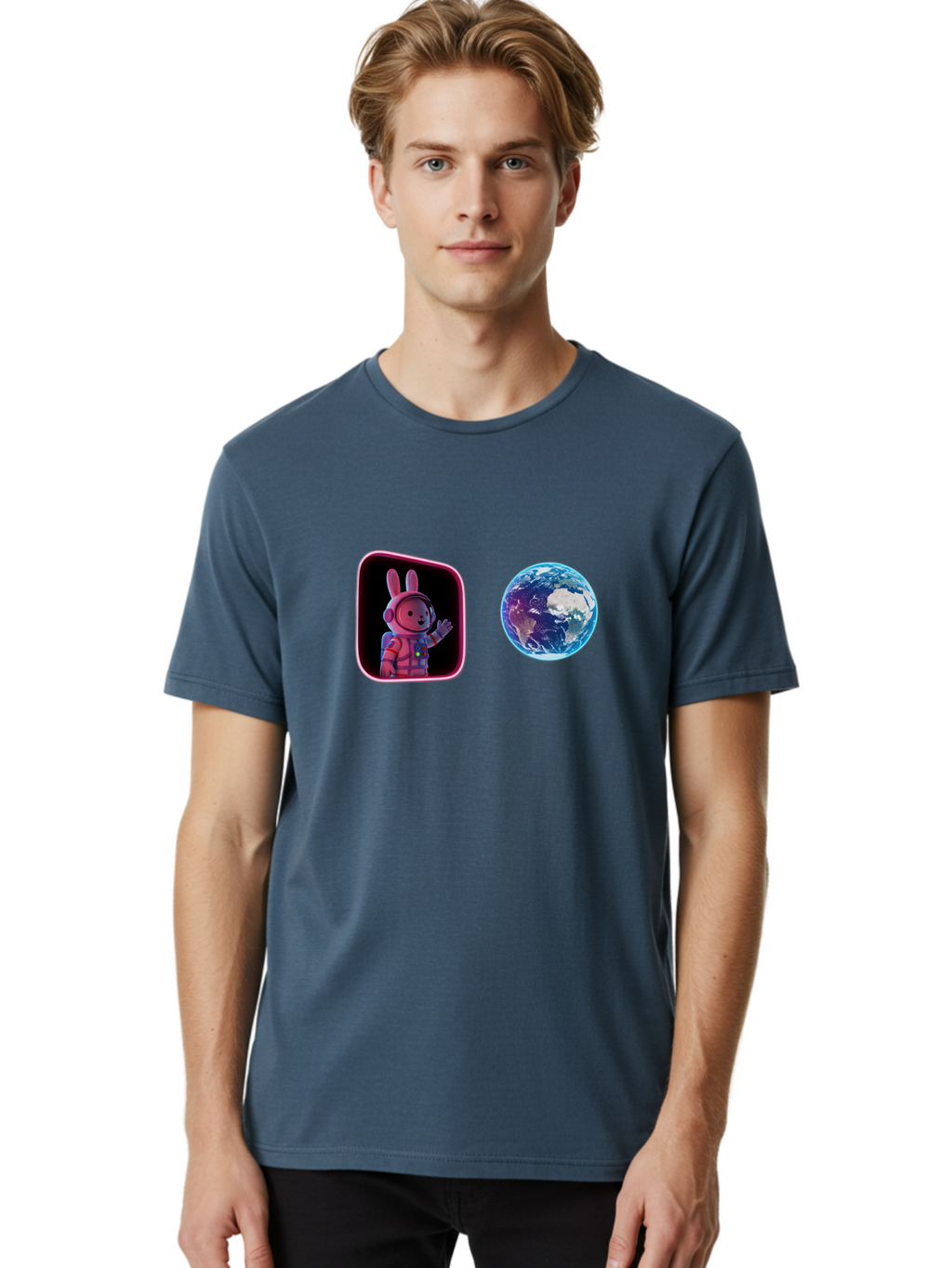 Rabbit-Astronaut-6 Men'S Graphic Tee, 100% Cotton, Comfortable Casual Summer Wear, Machine Washable, Vintage Camera, Old Camera, Antique Camera, Black Camera, Classic Photography, Photography Equipment, Nostalgic Device, Film Camera, Bai274