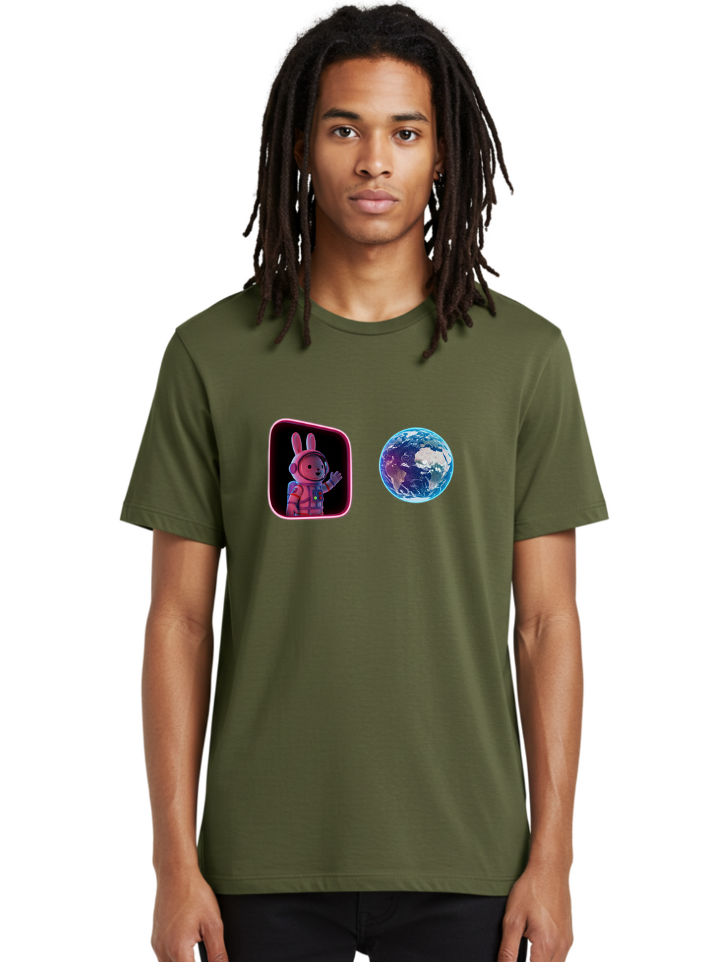 Rabbit-Astronaut-6 Men'S Graphic Tee, 100% Cotton, Comfortable Casual Summer Wear, Machine Washable, Vintage Camera, Old Camera, Antique Camera, Black Camera, Classic Photography, Photography Equipment, Nostalgic Device, Film Camera, Bai274