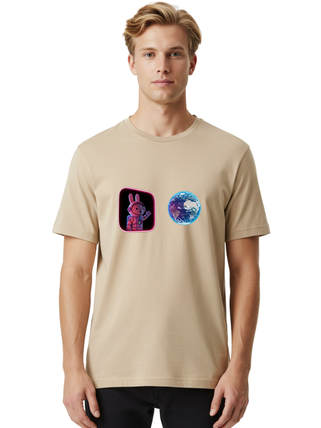 Rabbit-Astronaut-6 Men'S Graphic Tee, 100% Cotton, Comfortable Casual Summer Wear, Machine Washable, Vintage Camera, Old Camera, Antique Camera, Black Camera, Classic Photography, Photography Equipment, Nostalgic Device, Film Camera, Bai274